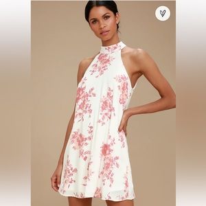 Floral Tie back dress